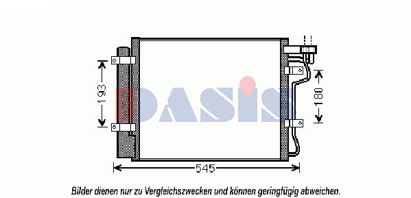 AKS DASIS Lauhdutin, ilmastointilaite 512054N